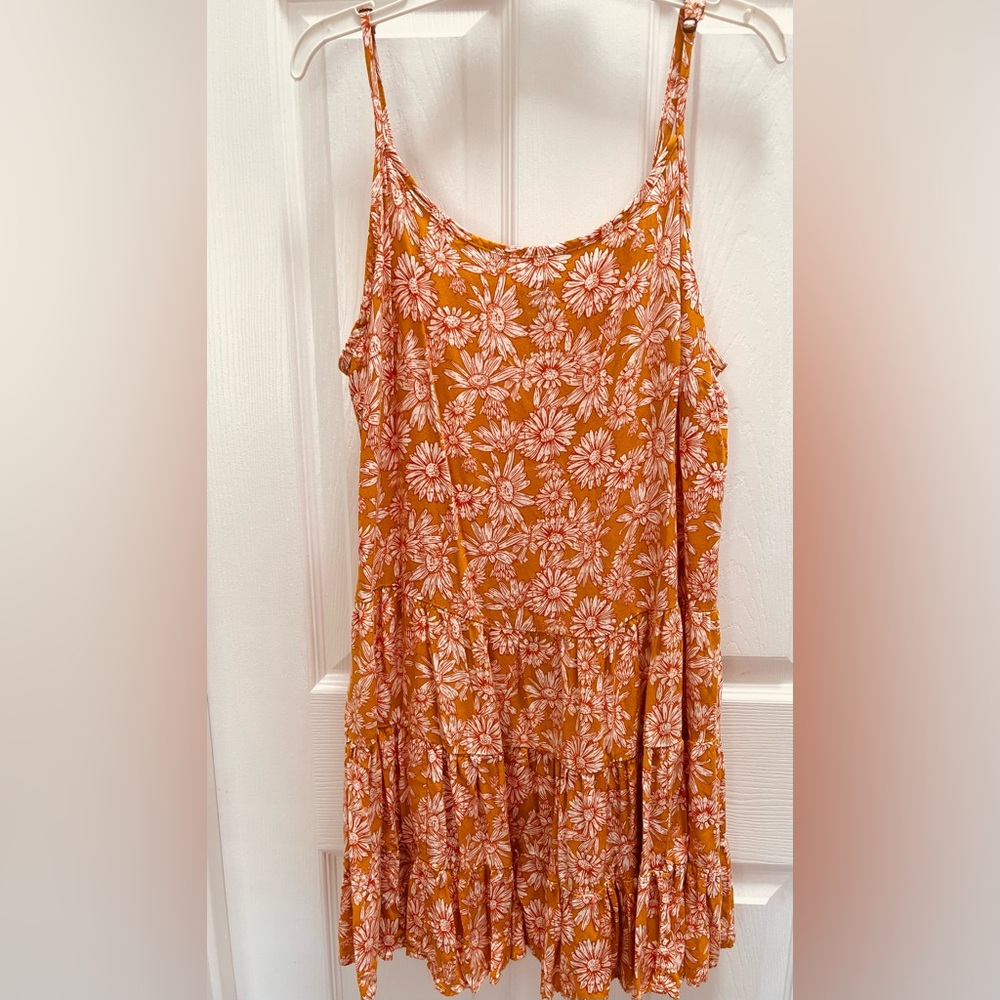 Floral Orange Sundress